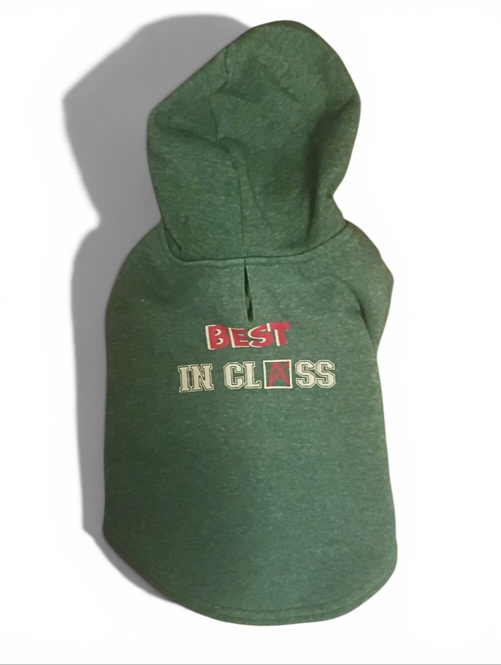 Youly Heather Green Dog Hoodie - Best In Class Graphic Pullover